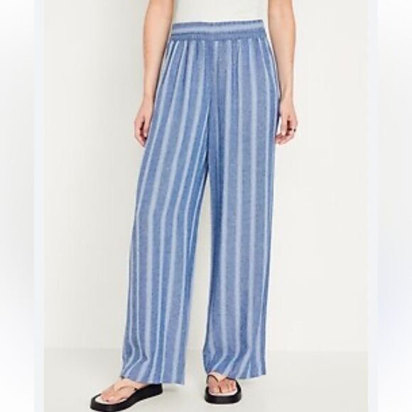 Old Navy High-Waisted Linen-Blend Wide-Leg
Pants NWT XS - Picture 1 of 11